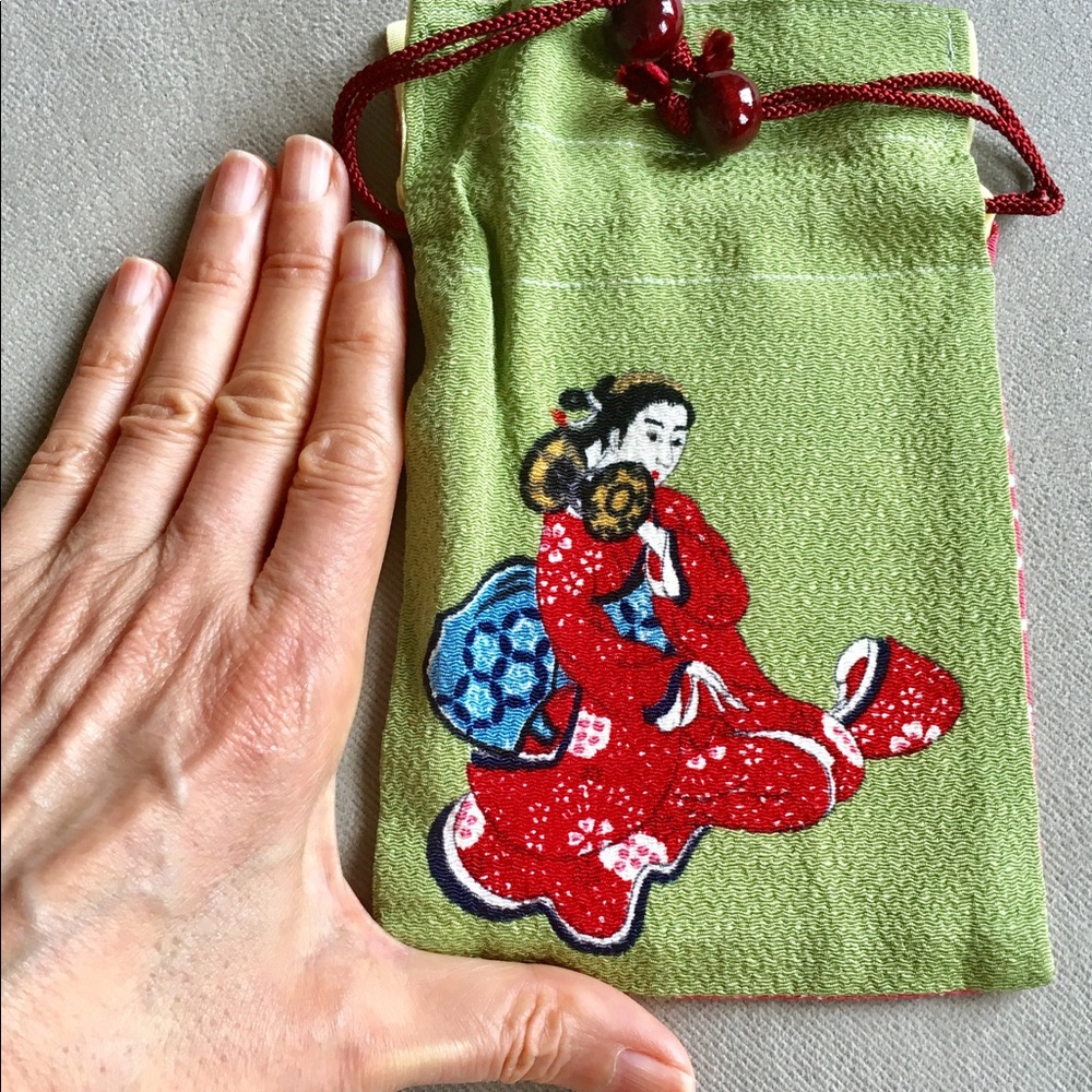 Japanese Geisha Drawstring Bag - Picture 8 of 8